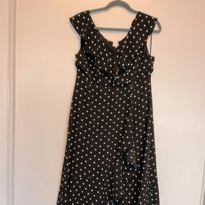 ⏰ EXPIRED⏰ High-low polka dot dress with ruffles